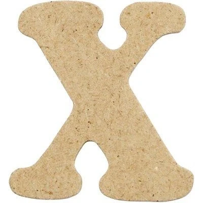 Image of Letter X 4cm Pack of 10