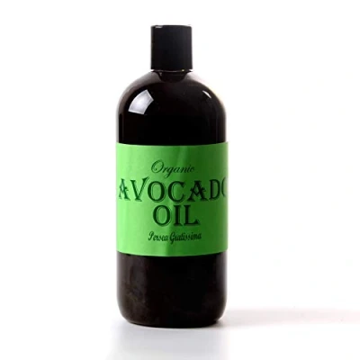Image of Mystic Moments Organic Avocado Virgin Carrier Oil 500ml Pure &amp; Natural Perfect For Hair, Face, Nails, Aromatherapy, Massage and Dilution Vegan GMO Free