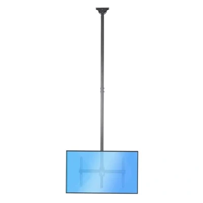 Image of StarTech.com TV Ceiling Mount, Hanging Single Screen Vesa Mount for 32 75&quot; TVs/Displays Height Adjustable Telescopic Pole