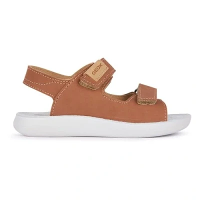 Image of Geox Lightfloppy Walking sandals for kids, Size: 10K, Tobacco Nubuck