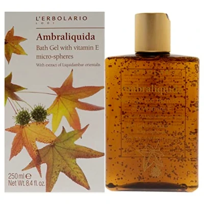 Image of LErbolario Ambraliquida Bath Gel With Vitamin E Micro Spheres For Unisex 8.4 oz Shower