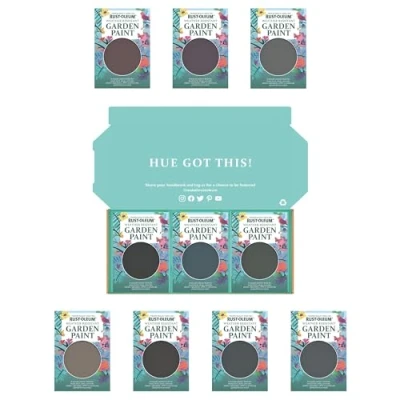 Image of Rust Oleum Garden Paint in Matt Finish Moody Darks Tester Box