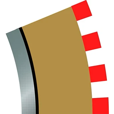 Image of Scalextric C8280 Radius 2 Inner Border/Bar 22.5 degree 1:32 Scale Accessory