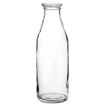 Image of Utopia Milk Bottle 500ml Glass Bottles, Vintage Retro School Bottles