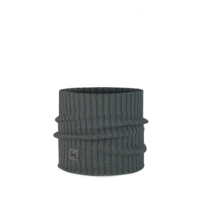 Image of Buff Knitted Neckwarmer Fashion Scarf, Grey, OneSize