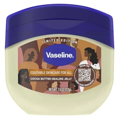 Image of Vaseline Rich Conditioning Petroleum Jelly Cocoa Butter, 7.5 Ounces