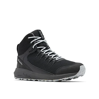 Image of Columbia TRAILSTORM Mid Waterproof OMNI HEAT Men&#039;s Rise Trekking And Hiking Boots, Black x Steam, 6 UK