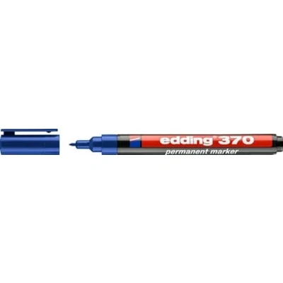 Image of Edding 370 Permanent Marker, Refillable, Bullet Tip, Plastic, blue