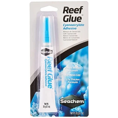 Image of Seachem 67131150 Reef Glue Cyanoacrylate Gel Coral Frag Mounting, 20g