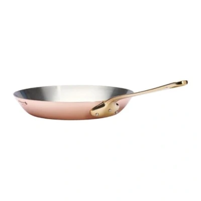Image of De Buyer Inocuivre Round Frypan with Handle Brass 24 cm