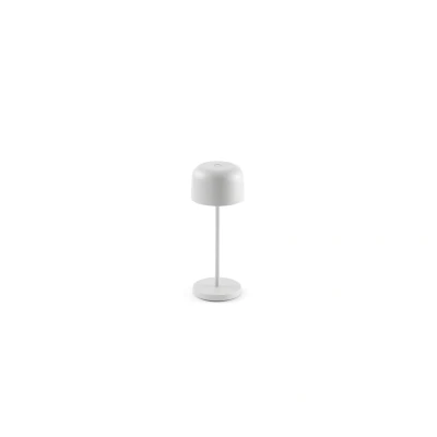 Image of Mavis USB C 20cm Outdoor Portable Lamp Matt White IP54 2700K