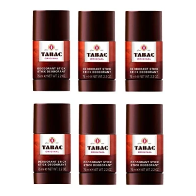Image of SIX PACKS of Tabac Original Deodorant Stick 75ml
