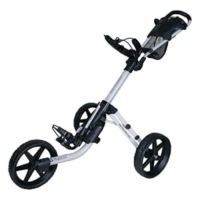 Image of Fast Fold Mission 5.0 Golf Trolley, Silver/Black, One Size