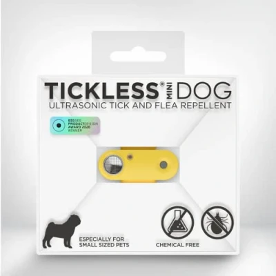 Image of Tickless Mini Dog Chemical Free, Ultrasonic, Natural Flea &amp; Tick Repellent for Dogs Marigold