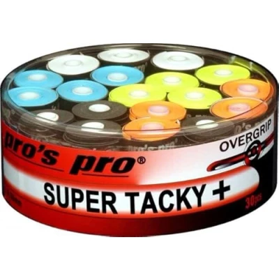 Image of Pro&#039;s Pro Super Tacky Plus Overgrip 30 Pack (Assorted)