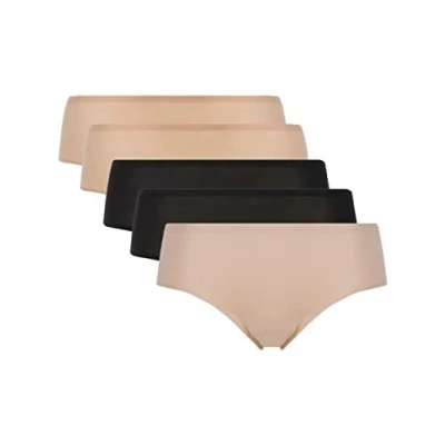 Image of Chantelle 5 PACK Briefs, Women&#039;s, Size: One Size, Schwarz nude creme