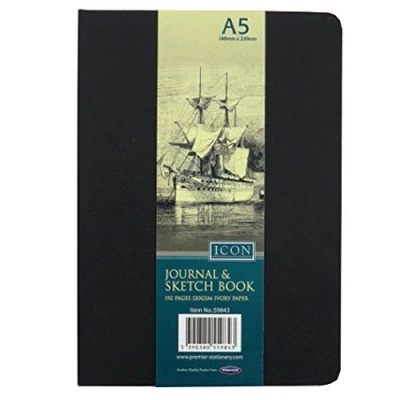 Image of SG Education Icon 59843 Journal and Sketch Book, A5 Size, 192 Pages