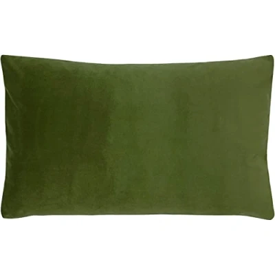Image of Paoletti Sunningdale Cushion Cover, Olive, 30 x 50cm