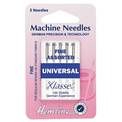 Image of Hemline Sewing Machine Needles Size Fine Universal H100.991