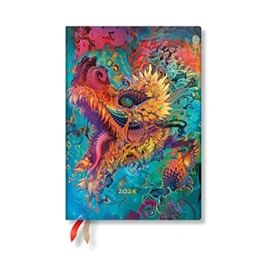Image of Humming Dragon (Android Jones Collection) Midi 12 month Dayplanner 2024