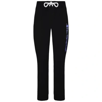 Image of Ben Sherman Logo Stretch Waist Bottoms Black Mens Track Pants 0065219