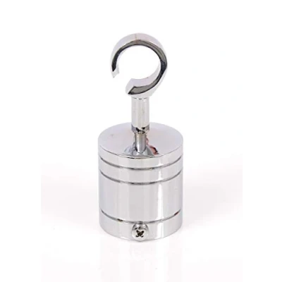 Image of EVERLASTO Polished Chrome END Hook for Decking Rope Fittings (Various Sizes) (36MM Hook)