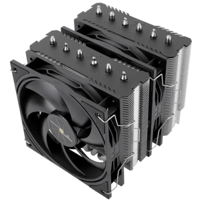 Image of Thermalright Peerless Assassin 120 SE V3 CPU Air Cooler, 6 Heat Pipes, Double Tower Fan, TL P12 PWM Fans, Aluminium Heatsink Cover, for AM4/AM5/Intel LGA1851/1700/1150/1151/1200（PA120SE V3）