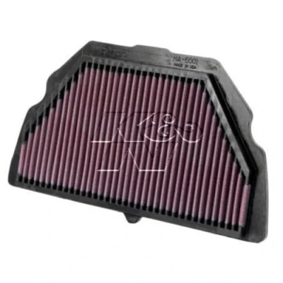Image of K&amp;N Engine Air Filter: High Performance, Premium, Powersport Fits 2001 2006 HONDA (CBR600F, CBR600F4i) HA 6001, red