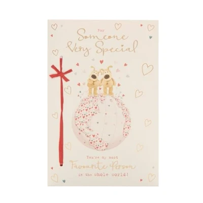 Image of Boofle Valentine&#039;s Day Card For Someone Special Cute Design