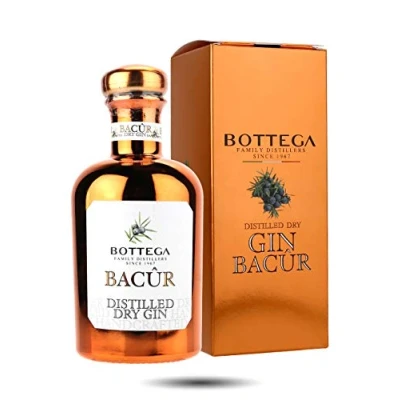 Image of Bacur Bottega Distilled Gin in Branded Copper Box 50cl