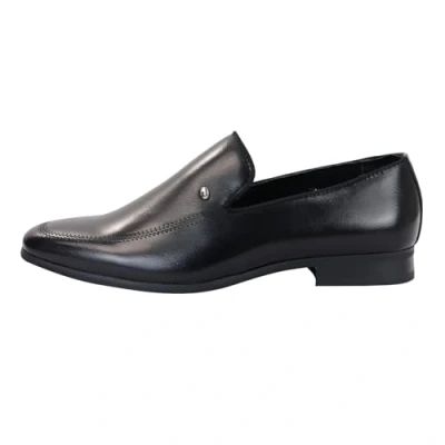 Image of Men&#039;s Slip On Loafers Formal Dress Shoes Black Brown 7 UK