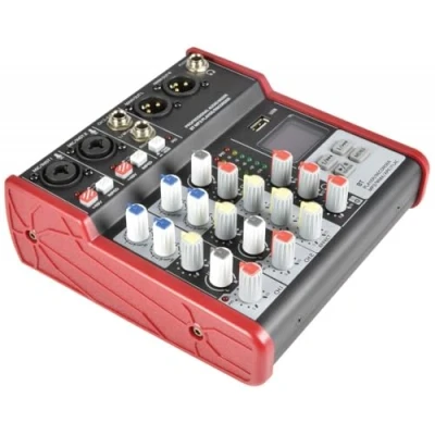 Image of Citronic CSM Compact Mixer With USB &amp; Bluetooth 2 mono + 1 stereo