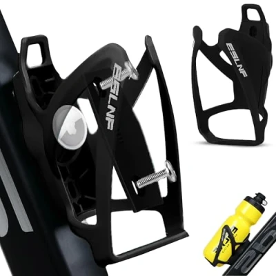 Image of ReFind AirTag Bike Bottle Holder with Hidden Apple Compartment. Dust &amp; Waterproof Bicycle Cage. Strong Light Tracker for Cyclists. GPS Anti Theft (No P09 Tracker)