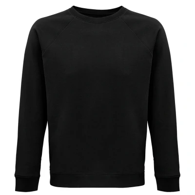 Image of SOLS Unisex Adult Comet Organic Sweatshirt (Black) Size Medium