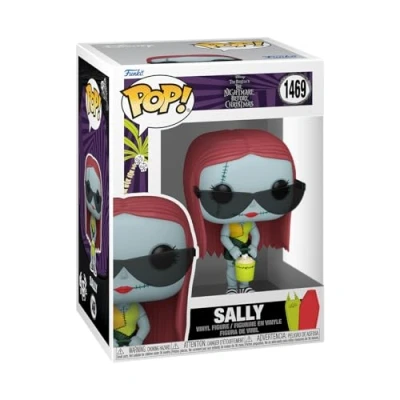 Image of Funko Pop! Disney: the Nightmare Before Christmas Sally With Glasses (Beach) Collectable Vinyl Figure Gift Idea Official Merchandise Toys for Kids &amp; Adults Movies Fans