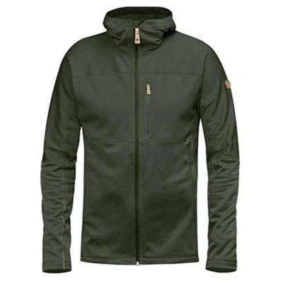 Image of FJALLRAVEN Men&#039;s Abisko Trail Fleece M Jacket, Deep Forest, S UK