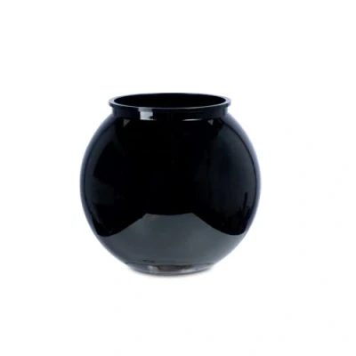 Image of Plastic Cocktail Fish Bowl Black 3ltr / 18.5cm bar@drinkstuff Sharer, Punch Bowl, Novelty Drinkers