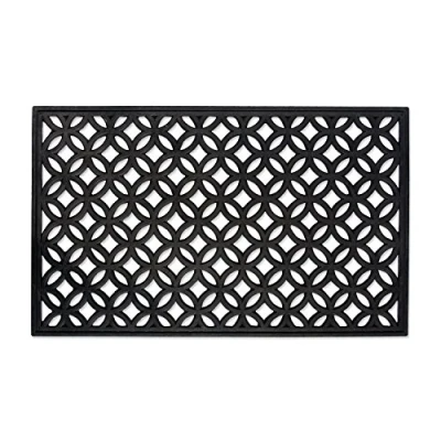 Image of DII Rubber Doormats Collection All Weather, 18x30, Lattice