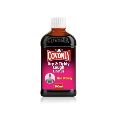 Image of Covonia dry &amp; Tickly Cough Linctus 300ml soothing relief of coughs and sore throats