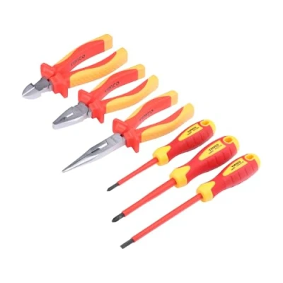 Image of 2x TIMCO VDE Pliers &amp; Screwdriver Set 468767