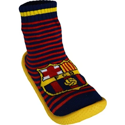 Image of Fc Barcelone Barca Official Collection Non Slip Slippers for Boys 3/4 Years