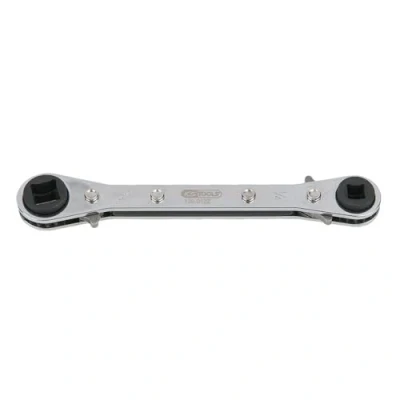 Image of KS Tools 130.0122 4in1 Air conditioning ratchet spanner, reversing