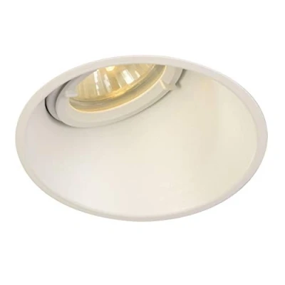 Image of SLV Horn, floodlight, Spotlight, Ceiling, recessed LED, Indoor Lighting / GU10 IP20/IP44 50W White, Steel, 50 W