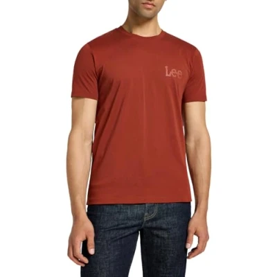Image of Lee Men&#039;s Medium Wobbly Tee T Shirt, Sweet Maple, XXL