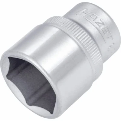 Image of 46835200000, 547013, ASE46835200000, VAG547013 Socket HAZET 880 18 DIN 3124, ISO 2725 1 Chrome Vanadium Steel Knurled