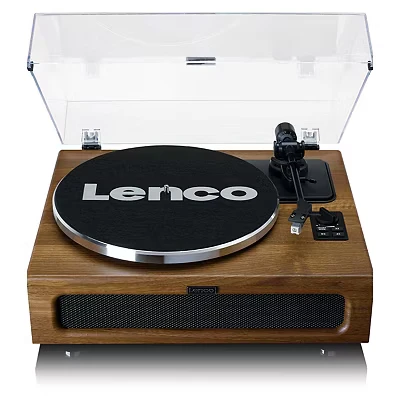 Image of Lenco LS 410WA Turntable With Bluetooth And Built in Speakers Walnut