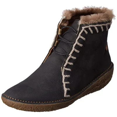 Image of El Naturalista Women&#039;s N5732 BORAGO Ankle Boots, Black, 3 UK