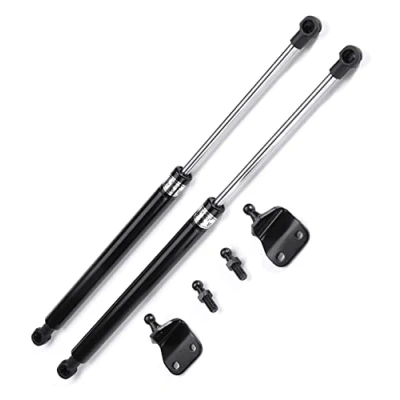 Image of QQstore Gas Struts 2X Universal 40cm 400mm 300N Car Spring Front Cover Bonnet Hood Rear Trunk Tailgate Boot Shock Lift Strut Support Bar Springs
