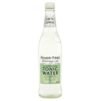 Image of Fever Tree Mixer Range (Fever Refreshingly Light Elderflower Tonic Water (2x500ml))