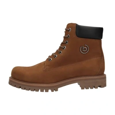 Image of bugatti Men 321 anv30 Boots Cold Lining, Mid Brown Black, 7 UK